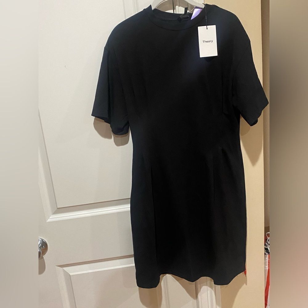 Corset Tee Dress in Stretch Modal Cotton - Picture 4 of 5